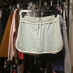 Mint Green Drawstring Skirt